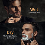 Mbzoey Electric Foil Shavers for Men: IPX7 Waterproof - Magnetic Cover
