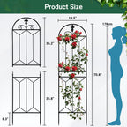 Toriexon Metal Trellis Outdoor 70.8" x 19.5"