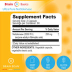 Brain Basic Ultra-Pure Nattokinase 5000 FU – 120 Capsules - Natural Blood Circulation Support with Highest Potency Available – Non-GMO, Vegan, Gluten Free
