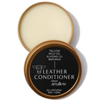 All Natural Leather Conditioner Balm - Made with Mink Oil, Tallow, & Beeswax, Protects, Softens Restores and Waterproofs Leather Shoes, Boots, Bags, Furniture (4 Oz)