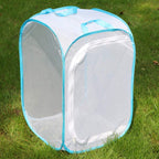 RESTCLOUD 36" Large Monarch Butterfly Habitat, Giant Collapsible Insect Mesh Cage Terrarium Pop-up 24 x 24 x 36 Inches