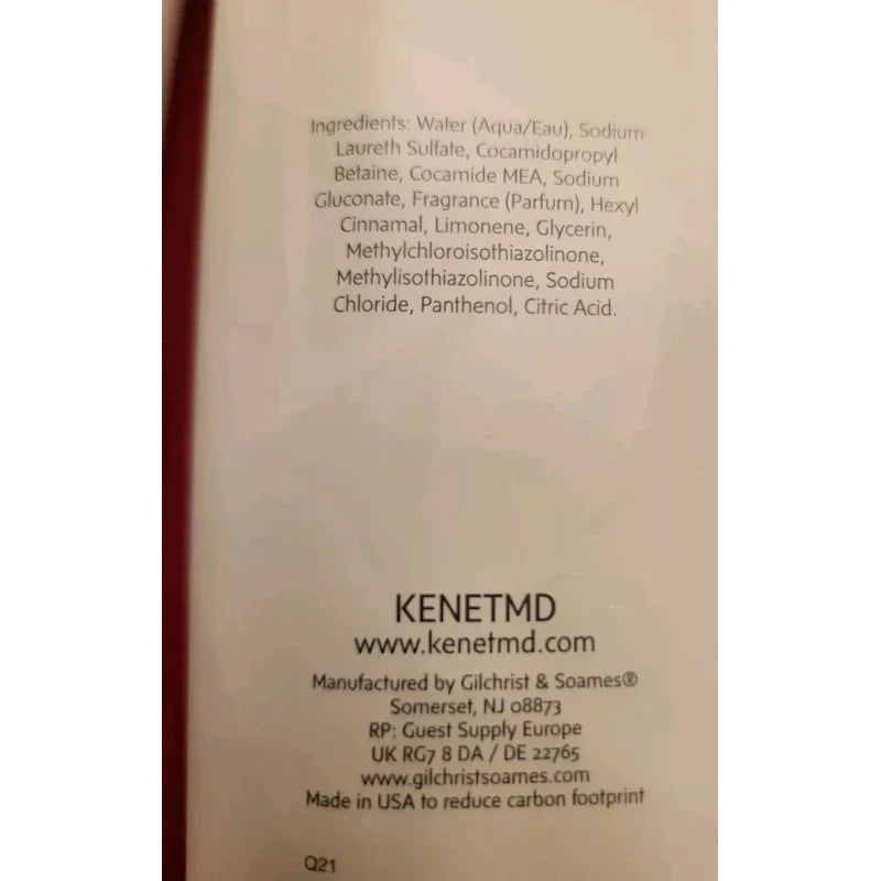 KenetMD Kenet MD Haircare Provitamin SHAMPOO 15 oz  Each, Ghilchrist & Soames Lot Of 3