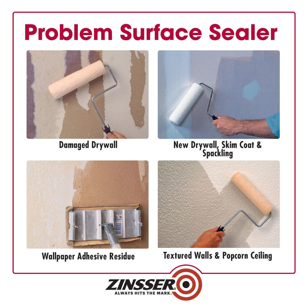 qt Zinsser 02304 Clear Zinsser, Gardz Water-Based Problem Surface Sealer