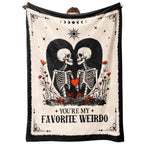 Gifts for Him Her, Anniversary Halloween Blanket for Women Men 60"X50"