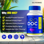 Uro Doc Prostate Health Supplements for Men Capsules, Official Uro Doc All Natural Support Pills - Maximum Strength for Daily Wellness, All Natural Premium UroDoc Health Support Reviews (2 Pack)