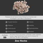 Rechargeable Zeolite Rocks (1lb)- Odour Eliminator That Is 1500 More Times Effective Than Activated Charcoal. Removes Smells Around The Home; Including Pets, Cooking, Bins & Smoking Areas.
