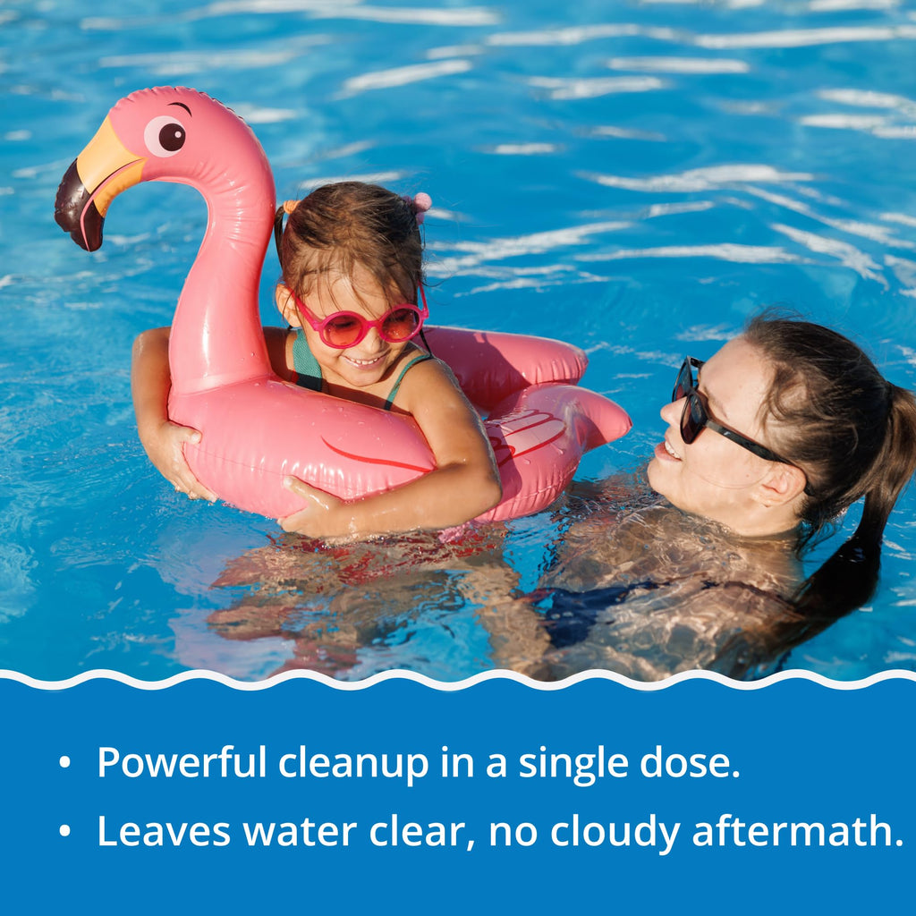 In The Swim Quick Clear Yellow - Turn Your Pool Water from Yellow and Cloudy to Sparkling Blue - 2 Pound