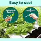 Hydroponic Nutrients for Edible Plants, One Part Complete Liquid Plant Food for Hydroponic Systems, 32 oz (1 Quart)