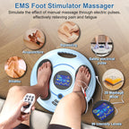 Foot Neuropathy Machine (FSA or HSA Eligible) - Electronic Pulse Acupuncture for Feet Circulation - Electrical Foot Reflexology to Relax Tired Feet Ankles & Pain Relief, Swelling & Reduce Leg Cramps