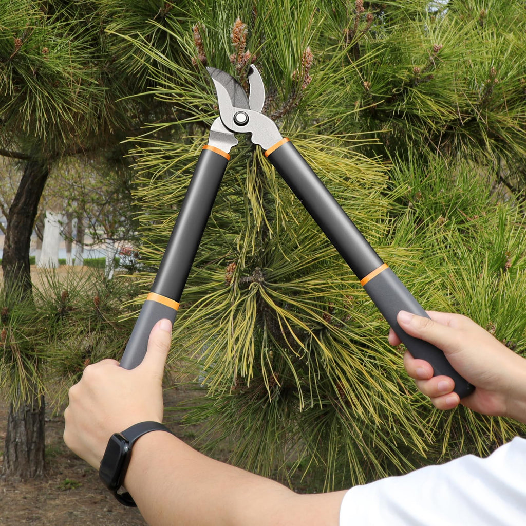 AIRAJ 17'' Bypass Loppers for Tree Trimming,Branch Cutter up to 1.6" Cut Capacity,Sharp Steel Tree Pruner,Chops Thick Branches with Ease,Tree Trimmer for Gardening