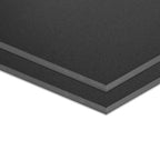 KAITELA ABS Plastic Sheet 8" x 12" x 1/4" Thick (6mm) Black Rigid Moldable Thermoplastic Board for Crafts, DIY Projects, Home Decor - Textured & Smooth Surface, Pack of 2