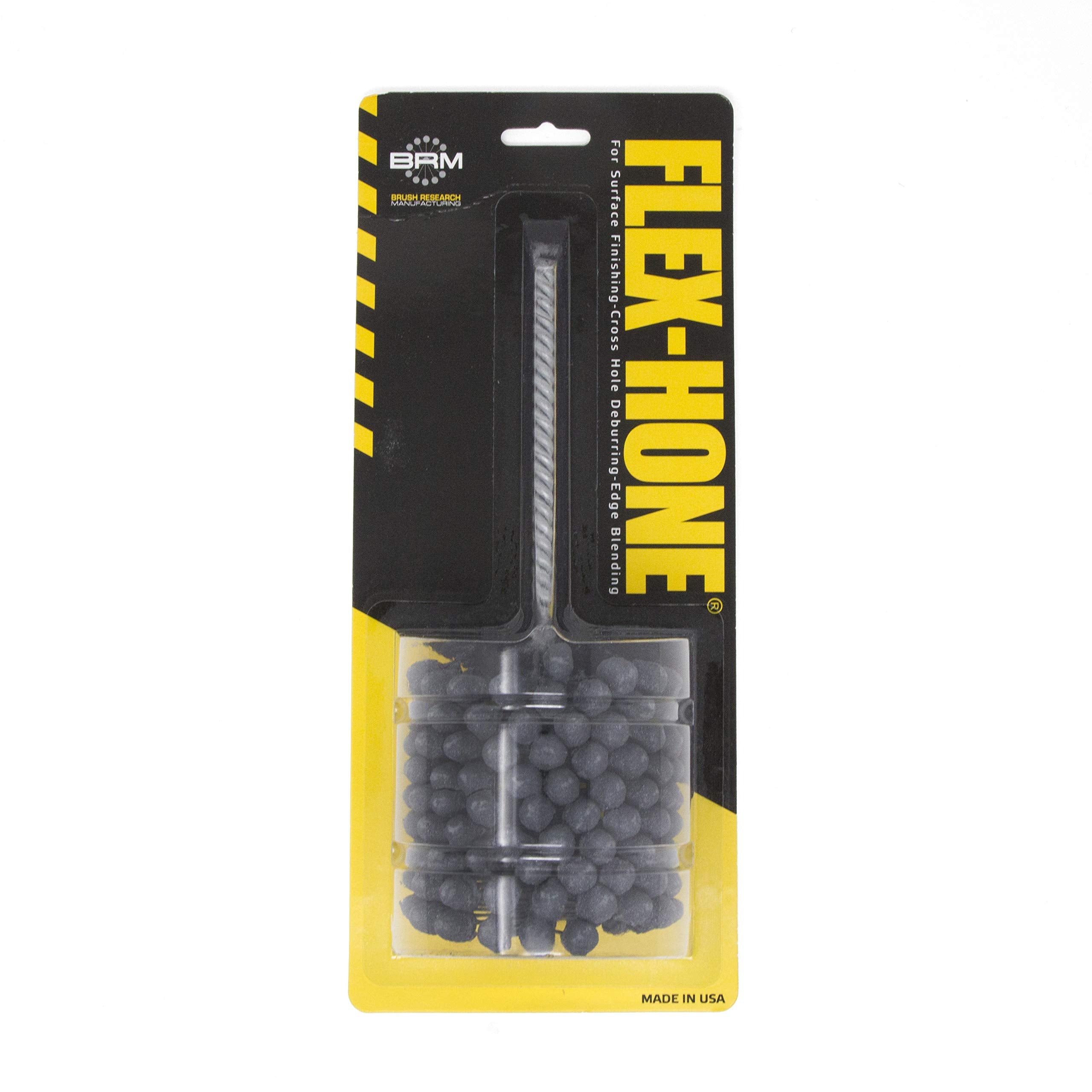 Brush Research BC30024 FLEX-HONE®, 3" (76.2mm) Diameter, 240 Grit, Silicon Carbide, For Mild Steel, Stainless Steel, Cast Iron and Softer Ferrous Materials