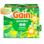 Gain Powder Laundry Detergent, Original Scent, 167 Loads, 154 OZ