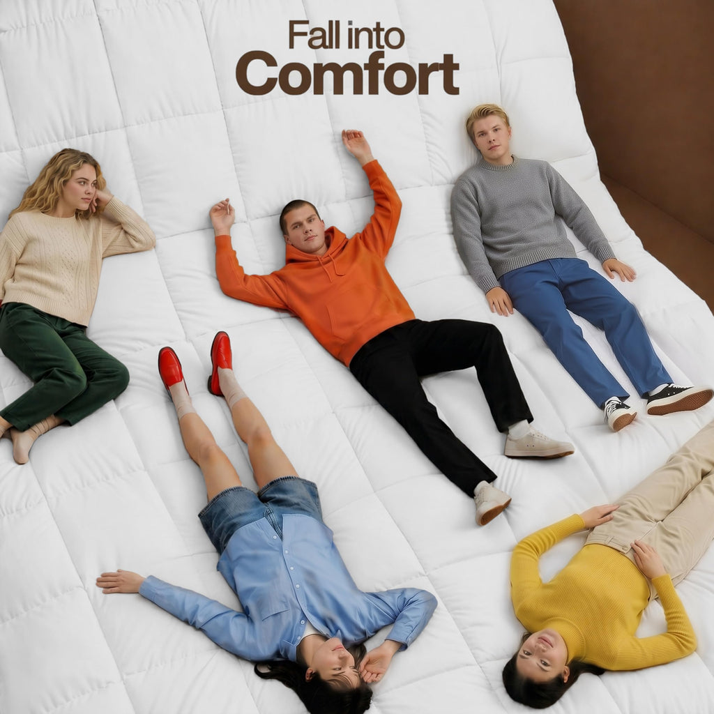 Utopia Bedding Queen Comforter, Duvet Insert, White, 88 x 88 Inches