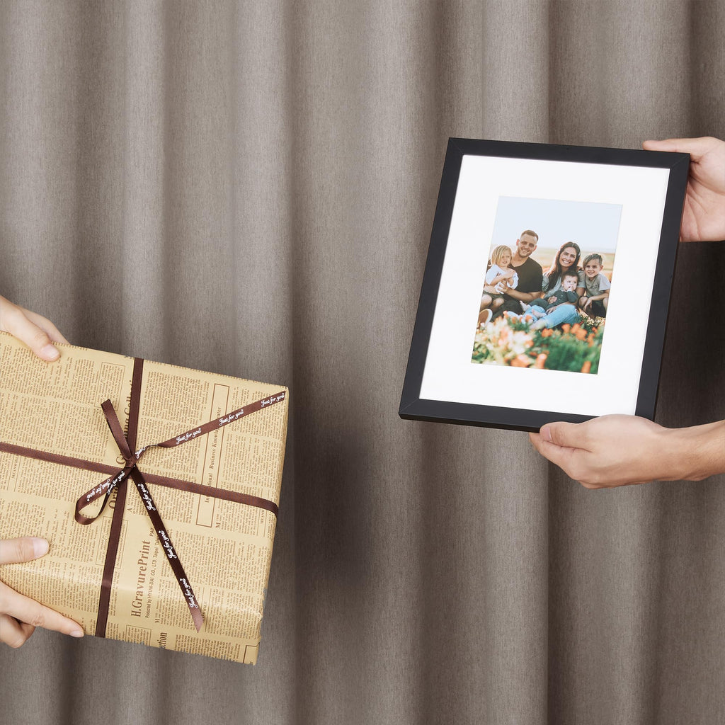 upsimples 8x10 Picture Frames, Gallery Wall Frames Set of 5, Black
