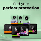 U by Kotex Clean & Secure Maxi Pads, Regular Absorbency, 192 Count (4 Packs of 48) (Packaging May Vary)