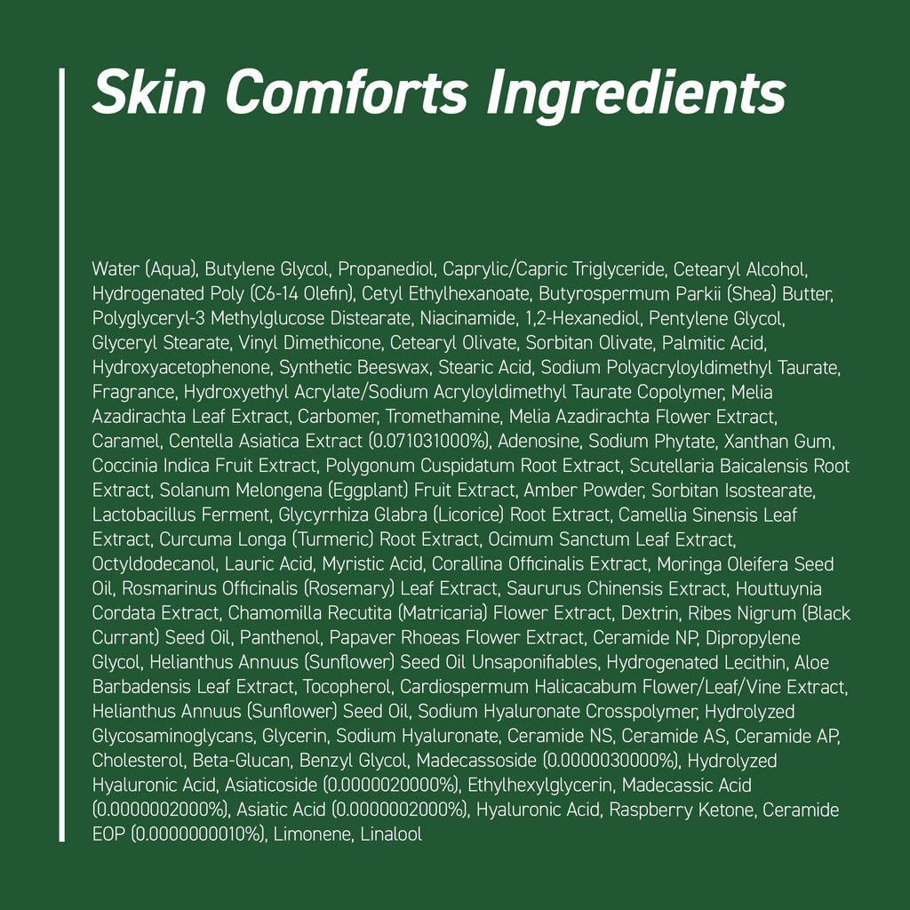 IVOSKIN Cica Redness Relief Treatment Cream, Soothing & Hydrating Green Correcting Moisturizer with Madecassoside, Helps Repair Skin Barrier for Sensitive Skin, Vegan, Korean Skincare (1.76oz / 50g)
