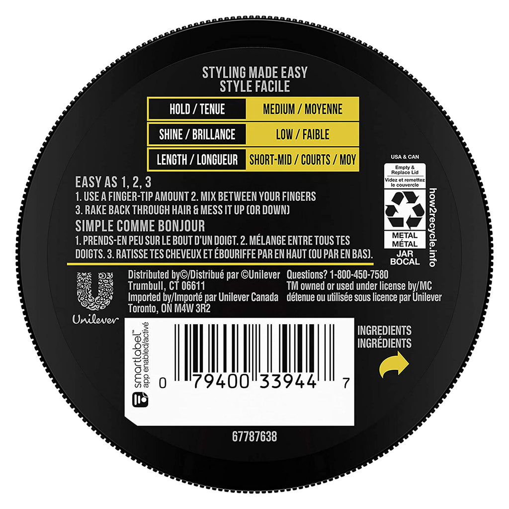 AXE Styling Flexible Hair Paste Urban Messy Look 2 Count 2.64 oz
