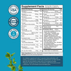 Nootropic Brain Supplement for Memory and Focus Support - Vitamins for Mental Support & Clarity with Bacopa Monnieri, VIT A, B6, Riboflavin, Niacin, Thiamin & Folate - Cognitive Complex - 120 Ct