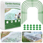 Garden Netting Kit for Raised Beds, 8 x 20 FT Ultra Fine Mesh