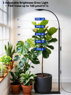 Grow Lights for Indoor Plants,LED Plant Light with Stand for Indoor Growing