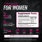 Bold Buns Creatine for Women – Supplement with Collagen & BCAA – Supports Muscle Development, Post-Workout Recovery, Skin Elasticity, Healthy Hair & Nail (30 Servings, Pink Lemonade)