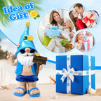 Garden Summer Gnomes Statue Coastal Decor for Outdoor Beach Gift for Women