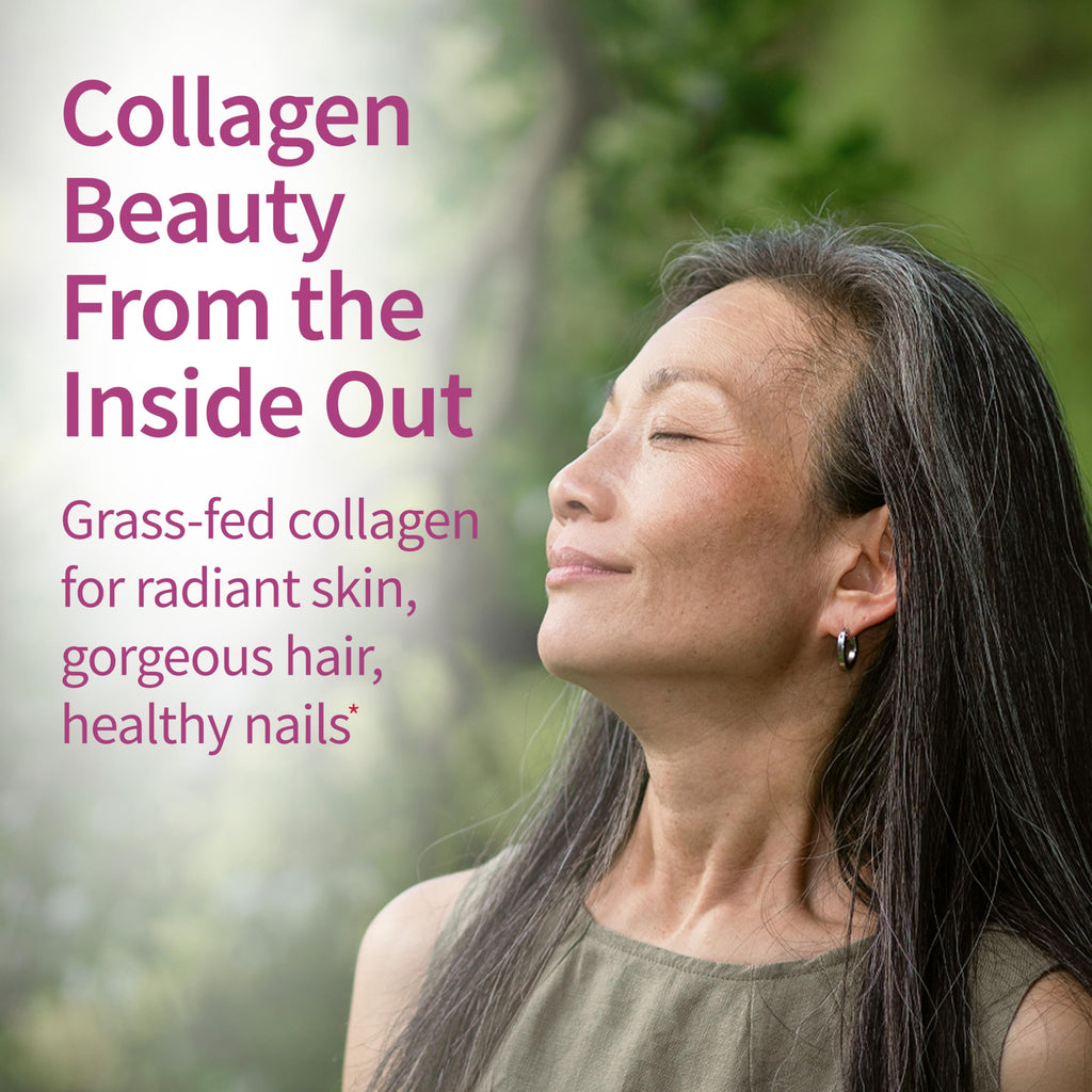 Garden of Life Grass Fed Collagen Beauty - Strawberry Lemonade, 20 Servings, Powder for Women Men Hair Skin Nails, Hydrolyzed Collagen Peptides Protein Powder Supplement