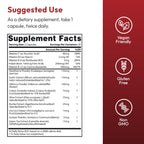 Justified Laboratories Blood Balance - 60 Capsules - Advanced Circulatory Support Formula with a Blend of Herbs & Vitamins - 30 Servings