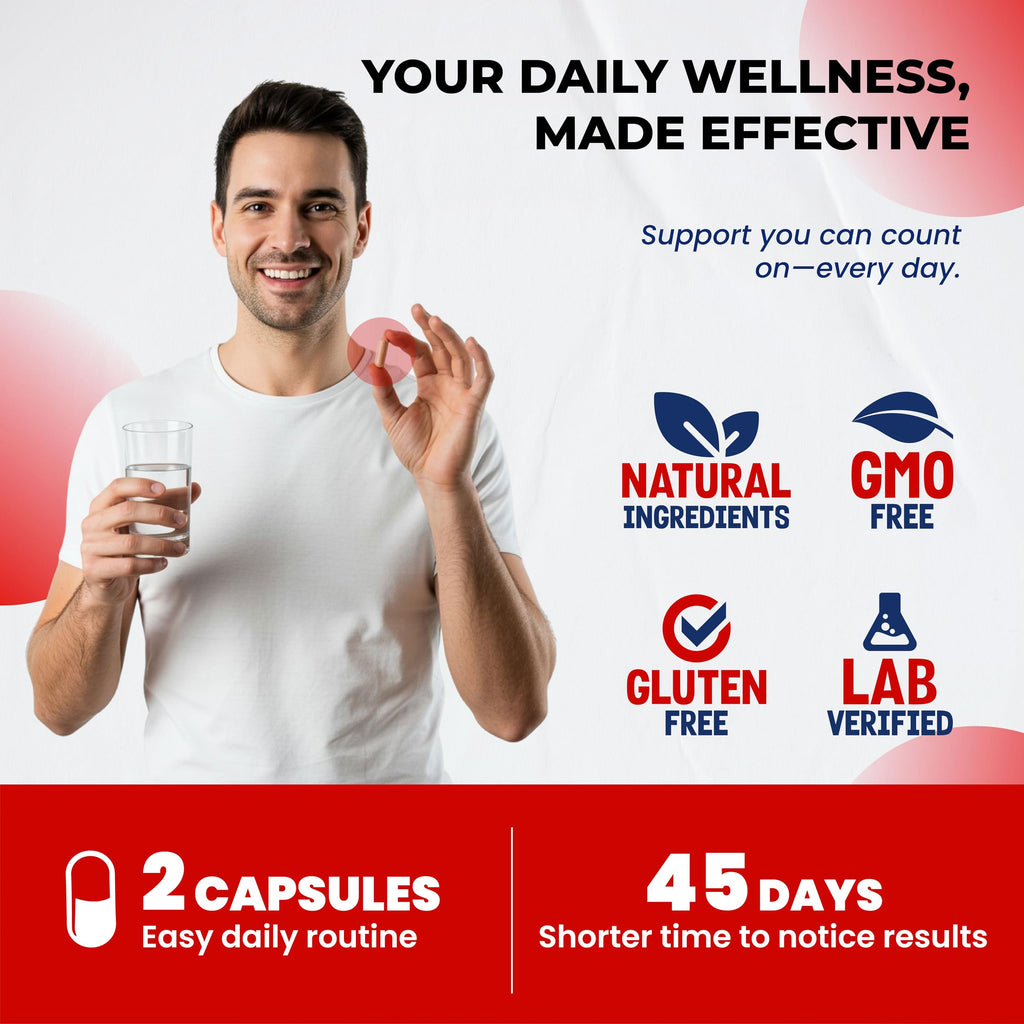 Dopamine Focus Supplement Ashwagandha 5-HTP Rhodiola Rosea St. John's Wort - Increase Memory Clarity Focus Restore Relax with VIT B1, B6, B12, L-Theanine