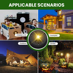 8 Pack Solar Light Replacement Tops(3.23 Inch Top, 2.83 Inch Bottom), Waterproof Replacement Solar Lantern Parts for Outdoor Hanging Lanterns DIY Table Lights Garden Patio Decor