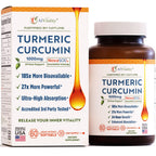 A1Vitality NovaSOL Turmeric Curcumin 1000mg – Clinically Proven 185x Higher Absorption – Promotes Joint Comfort, Mobility & Overall Wellness – Non-GMO, Doctor Formulated, 60 Softgels.