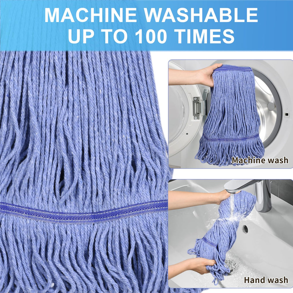 HiBaby Commercial Mop, 63Inch Handle Heavy Duty Industrial Mop