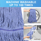 HiBaby Commercial Mop, 63Inch Handle Heavy Duty Industrial Mop