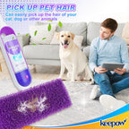 KEEPOW Reusable Power Mop Refills Pads Compatible with Swiffer PowerMop Mop - Power Mop Pads Refill - Washable Microfiber Pads for Multi-Surface Floor Cleaning, 8Pack