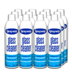 Sprayway Glass Cleaner with Foaming Spray for a Streak-Free Shine for Home and Automotive Use, 19 oz., Pack of 12