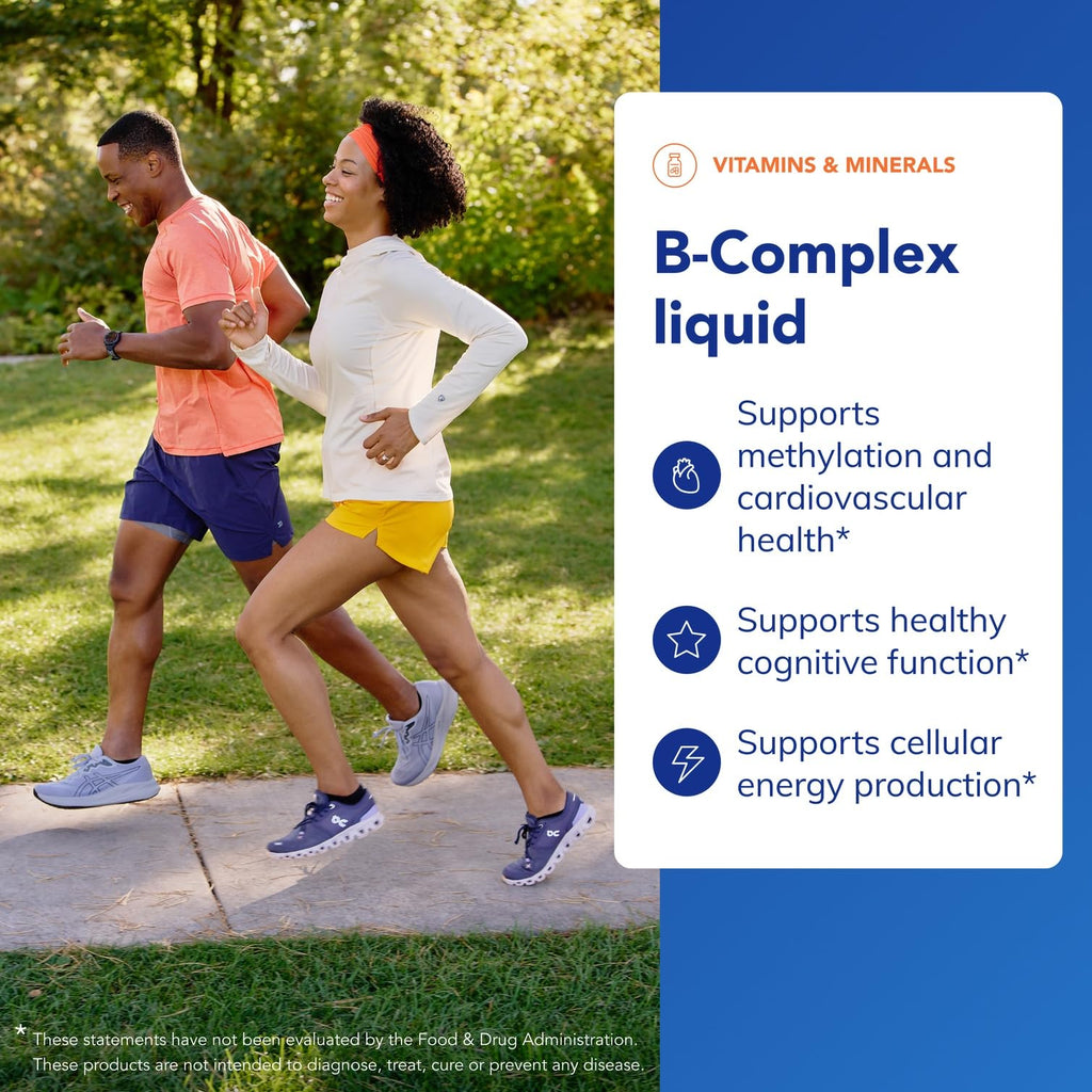 Pure Encapsulations B-Complex Liquid - Liquid Vitamin B Complex - for Nerve & Energy Metabolism* - Gluten Free & Vegetarian - 4.73 oz (140 mL)