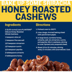 Planters Cashews Honey Roasted Whole, 8.25 oz/ 233 g