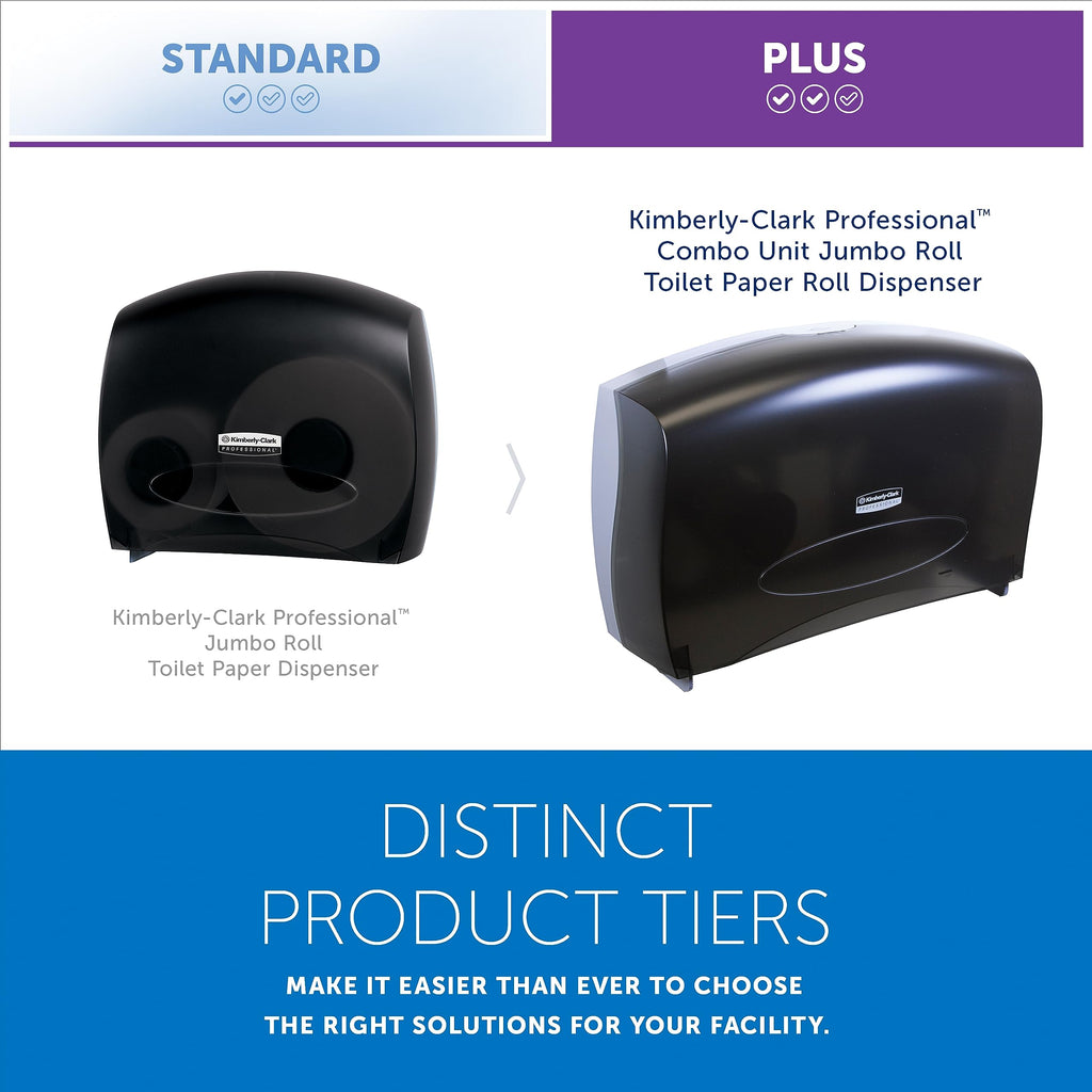 Scott Professional Jumbo Roll Toilet Paper Dispenser, Black (09551)