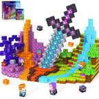 MyWodGame Magnetic Blocks Building Toys for 3 4 5 6 7 8 9 10 11 12 13 Year Old Boys Girls, Kids Magnetic Cubes Tiles Montessori Sensory Travel Magnet Toys Games Christmas Birthday Party Toddler Gifts
