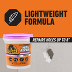 Gorilla High Performance Wall Repair Color Change, 16 Ounce Tub, Applies Purple, Dries White – Spackling & Primer in One, Shrink & Crack Resistant