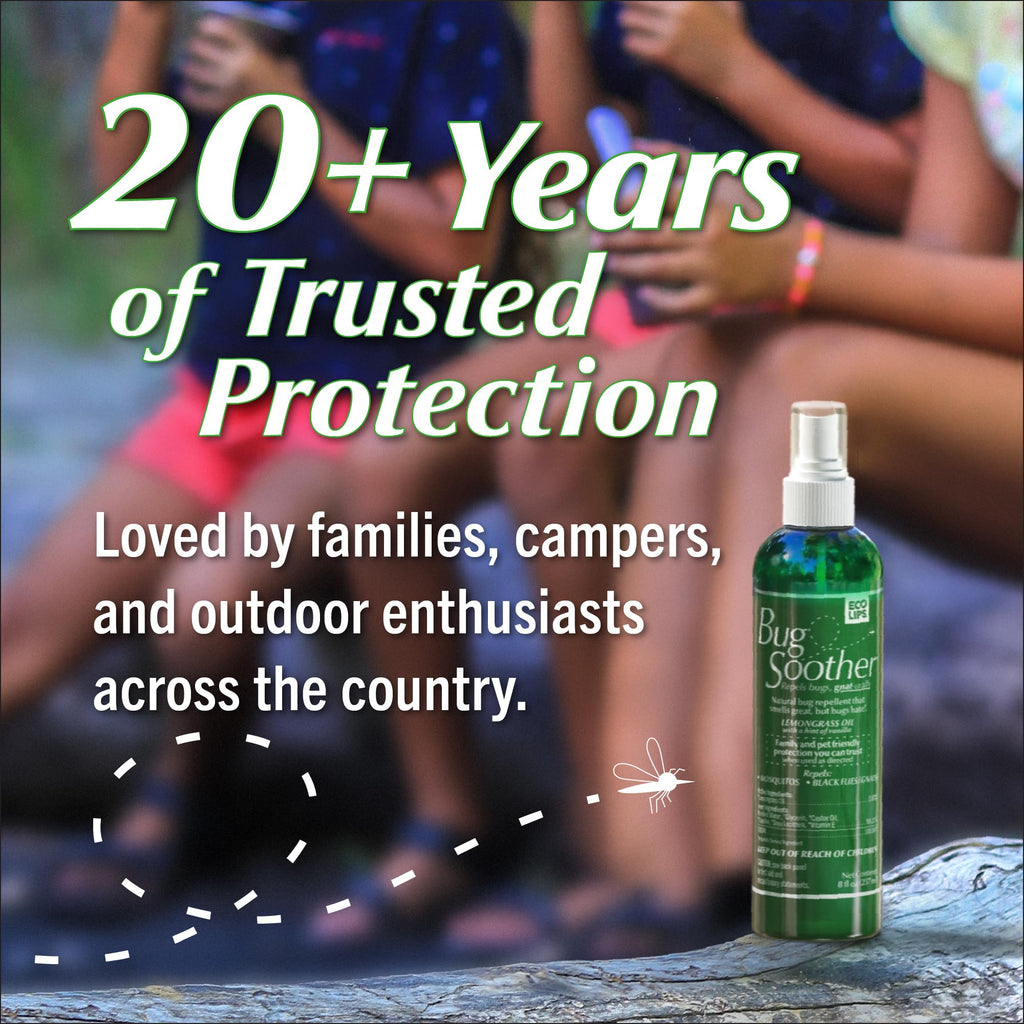 Bug Soother Natural Insect Repellent Spray, DEET-Free 8 oz. (2 Count)