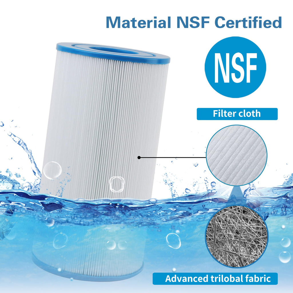 Mamokin C-4335 Spa Filter Replaces Pleatco PRB35-IN, Guardian 409-219, Filbur FC-2385, Unicel C-4335, 03FIL1300, 17-2482, 25393, 303557, 817-3501, R173431, 35 sq.ft, Hot Tub Filter 2 Pack