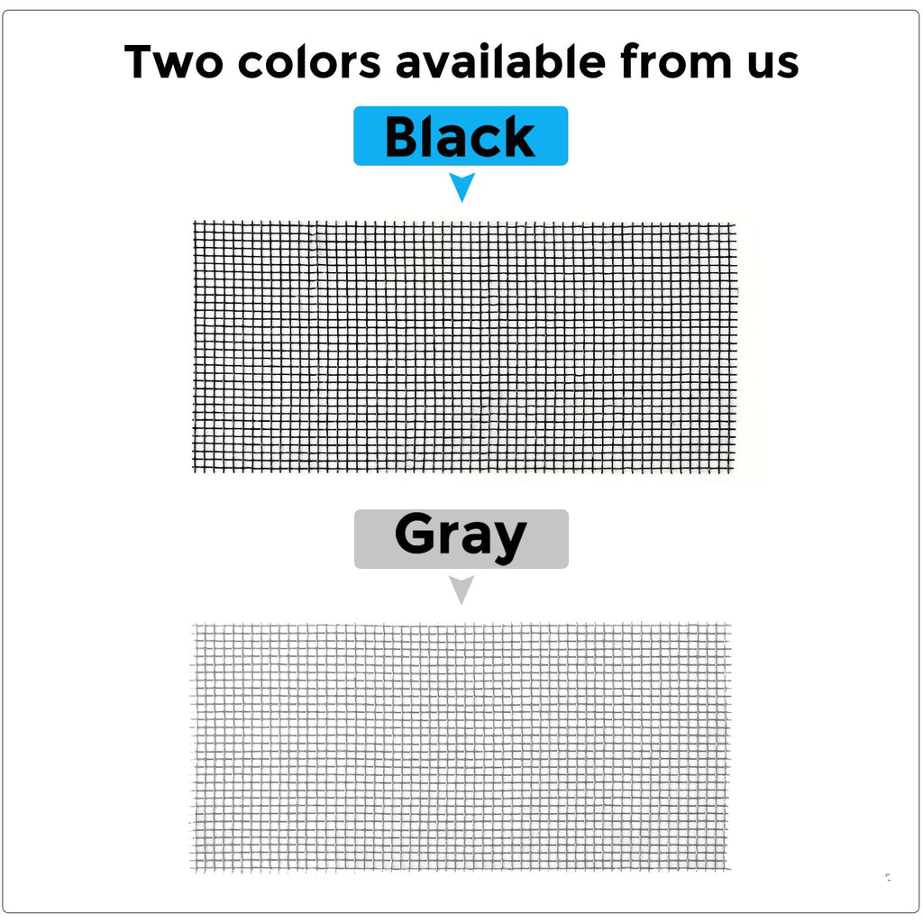 Secopad Grey Window Screen Repair Kit, 4 in X 30 FT (360IN) Screen Repair Tape for Windows or Doors, Strong Adhesive Fiberglass Mesh Patch Tape
