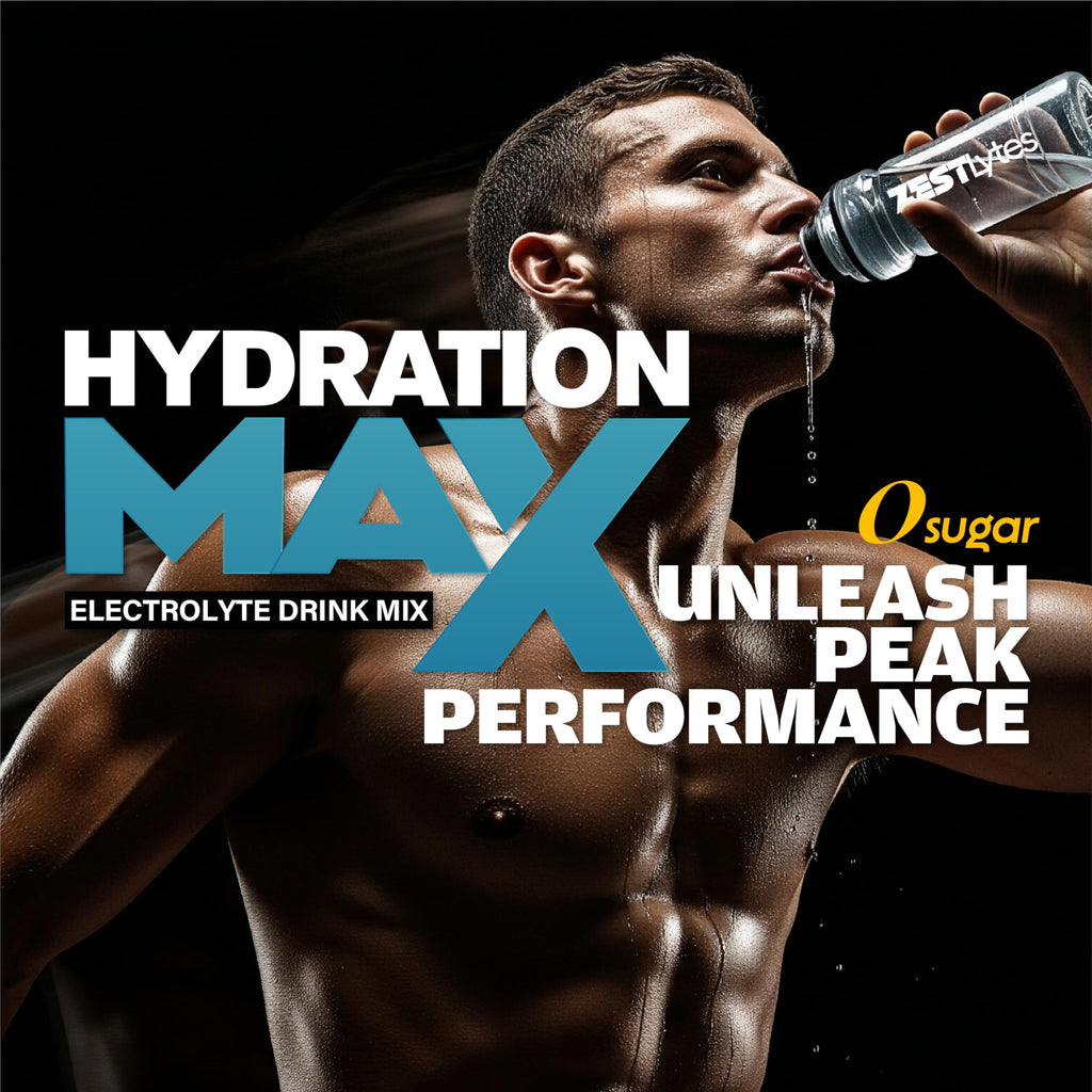 ZestLytes 40 Sticks Salty Lemon Sugar Free Electrolyte Hydration Packets, High Sodium Low Calorie Electrolyte Powder Drink Mix, Liquid Daily IV Flavor, 2 Hydration Factors
