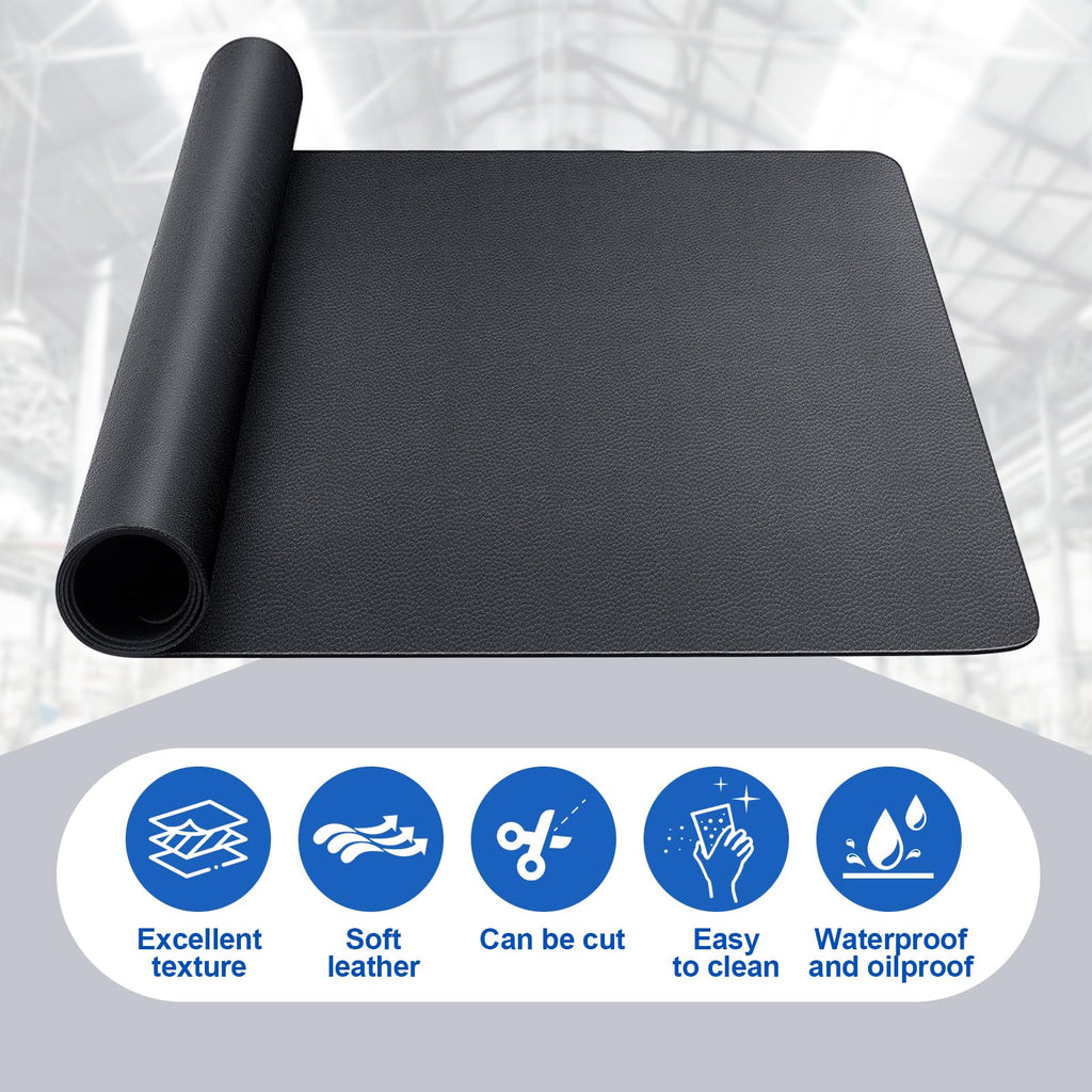 Drydiet 1 Pcs Work Bench Mat Top 24 x 48, PU Leather Tool Box Drawer Liner Tool Box Mat, Cuttable Workbench Pad, Easy Clean, Scratch Resistant Non-Slip Pad, Protect Workbench Tabletop Countertop