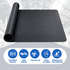 Drydiet 1 Pcs Work Bench Mat Top 24 x 48, PU Leather Tool Box Drawer Liner Tool Box Mat, Cuttable Workbench Pad, Easy Clean, Scratch Resistant Non-Slip Pad, Protect Workbench Tabletop Countertop
