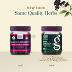 Gaia Herbs Black Elderberry (Sambucus nigra) Extra Strength Gummies - Delicious Immune Support Supplement* - Certified Organic Black Elderberries for Immune System Support* - 40 Gummies (20 Servings)