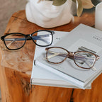 Madison Avenue Square Vintage TR90 Blue Light Blocking Reading Glasses for Women, Anti Glare/Eyestrain Computer Readers Black/Tortoise +2.25