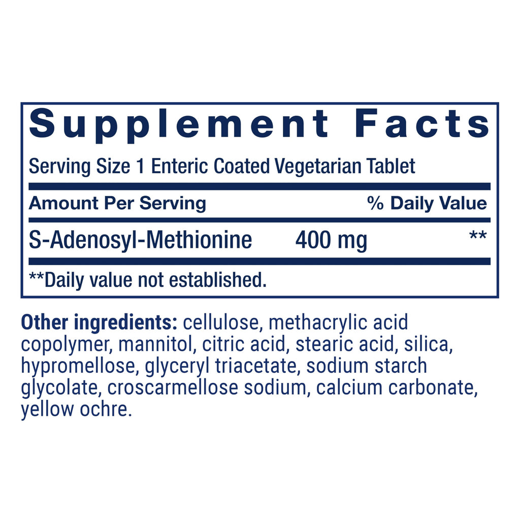 Life Extension Same, Mood, Joint & Liver Support, Gluten-Free, Non-GMO, Vegetarian, 30 Tablets